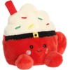 Aurora Festive Palm Pals Klaas Santa Cocoa Stuffed Animal – Fun Seasonal Plush for Kids and Adult Collectors – Perfect for Holiday Decorations or Gifts – Red 5.5 Inches