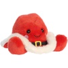 Aurora Festive Palm Pals Santa Cowboy Hat Stuffed Animal – Fun Seasonal Plush for Kids and Adult Collectors – Perfect for Holiday Decorations or Gifts – Red 5 Inches