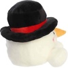 Aurora Festive Palm Pals Sven Snowman Stuffed Animal – Fun Seasonal Plush for Kids and Adult Collectors – Perfect for Holiday Decorations or Gifts – White 4.5 Inches