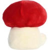 Aurora Festive Palm Pals Tim Peppermint Mushroom Stuffed Animal – Fun Seasonal Plush for Kids and Adult Collectors – Perfect for Holiday Decorations or Gifts – Red 4.5 Inches
