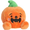 Aurora Spooky Palm Pals Jackson O’ Lantern Stuffed Animal – Fun Seasonal Plush for Kids and Adult Collectors – Perfect for Halloween Decorations and Gifts – Orange 4 Inches
