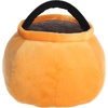 Aurora Spooky Palm Pals Party Sized Bucky Candy Bucket Stuffed Animal – Fun Seasonal Plush in Bigger Sizes – Perfect for Halloween Decorations and Gifts – Orange 10 Inches