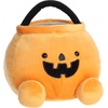 Aurora Spooky Palm Pals Party Sized Bucky Candy Bucket Stuffed Animal – Fun Seasonal Plush in Bigger Sizes – Perfect for Halloween Decorations and Gifts – Orange 10 Inches