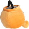 Aurora Spooky Palm Pals Party Sized Bucky Candy Bucket Stuffed Animal – Fun Seasonal Plush in Bigger Sizes – Perfect for Halloween Decorations and Gifts – Orange 10 Inches