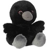 Aurora Spooky Palm Pals Poe Raven Stuffed Animal – Fun Seasonal Plush for Kids and Adult Collectors – Perfect for Halloween Decorations and Gifts – Black 4.5 Inches