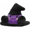 Aurora® Spooky Palm Pals™ Rowena Witch Hat™ Stuffed Animal – Fun Collectible Plush for Kids and Adult Collectors – Perfect for Halloween Decorations and Gifts – Black 4 Inches