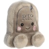 Aurora Spooky Palm Pals Thom Tombstone Stuffed Animal – Fun Seasonal Plush for Kids and Adult Collectors – Perfect for Halloween Decorations and Gifts – Gray 4 Inches