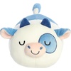 Aurora® Squishy Mooples™ Blythe Blueberry Milk™ Stuffed Animal – Soft and Cuddly Toy for Imaginative Play – Perfect for Birthdays, Adults and Kids All Ages – Blue 7 Inches
