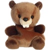 Aurora® Adorable Palm Pals™ Chewy Beaver™ Stuffed Animal – Fun Collectible Plush for Kids and Adult Collectors – Perfect for Decorating Rooms and Birthday Gifts – Brown 5.5 Inches
