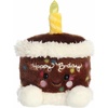 Aurora® Adorable Palm Pals™ Choco B’day Cake™ Stuffed Animal – Fun Collectible Plush for Kids and Adult Collectors – Perfect for Decorating Rooms and Birthday Gifts – Brown 5 Inches