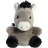Aurora® Adorable Palm Pals™ Eli Donkey™ Stuffed Animal – Fun Collectible Plush for Kids and Adult Collectors – Perfect for Decorating Rooms and Birthday Gifts – Gray 4.5 Inches