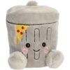 Aurora® Adorable Palm Pals™ Garbanzo Trashcan™ Stuffed Animal – Fun Collectible Plush for Kids and Adult Collectors – Perfect for Decorating Rooms and Birthday Gifts – Gray 4.5 Inches