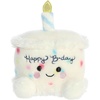 Aurora® Adorable Palm Pals™ Happy B’Day Cake Stuffed Animal – Fun Collectible Plush for Kids and Adult Collectors – Perfect for Decorating Rooms and Birthday Gifts – White 5.5 Inches