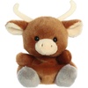 Aurora® Adorable Palm Pals™ Landon Longhorn™ Stuffed Animal – Fun Collectible Plush for Kids and Adult Collectors – Perfect for Decorating Rooms and Birthday Gifts – Brown 5 Inches