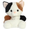 Aurora® Adorable Palm Pals™ Peebs Calico Cat™ Stuffed Animal – Fun Collectible Plush for Kids and Adult Collectors – Perfect for Decorating Rooms and Birthday Gifts – White 5 Inches