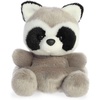Aurora® Adorable Palm Pals™ Rascal Raccoon™ Stuffed Animal – Fun Collectible Plush for Kids and Adult Collectors – Perfect for Decorating Rooms and Birthday Gifts – Gray 5 Inches