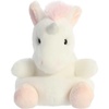 Aurora® Adorable Palm Pals™ Sassy Unicorn™ Stuffed Animal – Fun Collectible Plush for Kids and Adult Collectors – Perfect for Decorating Rooms and Birthday Gifts – White 4.5 Inches