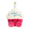 Aurora® Adorable Palm Pals™ Sparkle Birthday Cupcake™ Stuffed Animal – Fun Collectible Plush For Kids and Adult Collectors – Perfect for Decorating Rooms and Birthday Gifts – Pink 4.5 Inches