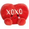 Aurora Adorable Palm Pals XOXO Candy Heart Stuffed Animal – Fun Seasonal Plush For Kids and Adult Collectors – Perfect for Decorating Rooms and Valentine’s Day – Red 5 Inches