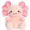 Aurora Adorable Palm Pals Xena Love Axolotl Stuffed Animal – Fun Seasonal Plush for Kids and Adult Collectors – Perfect for Decorating Rooms and Valentine’s Day – Pink 5 Inches