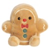 Aurora Festive Palm Pals Gio Gingerbread Man Stuffed Animal – Fun Seasonal Plush For Kids and Adult Collectors – Perfect For Holiday Decorations or Gifts – Brown 5 Inches