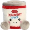 Aurora Festive Palm Pals Quinn Cranberry Sauce Stuffed Animal – Fun Seasonal Plush for Kids and Adult Collectors – Perfect for Holiday Decorations or Gifts – Multicolor 4 Inches