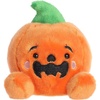 Aurora Spooky Palm Pals Jackson O’ Lantern Stuffed Animal – Fun Seasonal Plush for Kids and Adult Collectors – Perfect for Halloween Decorations and Gifts – Orange 4 Inches