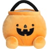 Aurora Spooky Palm Pals Party Sized Bucky Candy Bucket Stuffed Animal – Fun Seasonal Plush in Bigger Sizes – Perfect for Halloween Decorations and Gifts – Orange 10 Inches