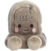 Aurora Spooky Palm Pals Thom Tombstone Stuffed Animal – Fun Seasonal Plush for Kids and Adult Collectors – Perfect for Halloween Decorations and Gifts – Gray 4 Inches