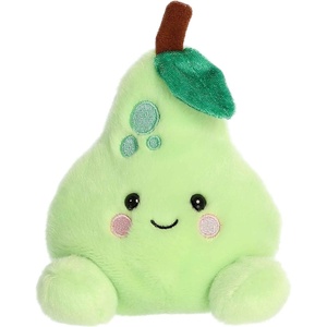 Aurora® Adorable Palm Pals™ Bartlett Pear™ Stuffed Animal – Fun Collectible Plush for Kids and Adult Collectors – Perfect for Decorating Rooms and Birthday Gifts – Green 5.5 Inches