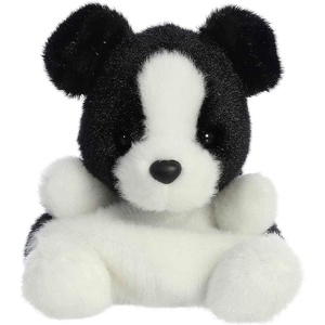 Aurora® Adorable Palm Pals™ Brody Collie™ Stuffed Animal – Pocket-Sized Play – Collectable Fun – Black 5 Inches