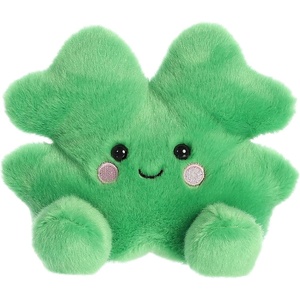 Aurora® Adorable Palm Pals™ Chance Clover™ Stuffed Animal – Fun Collectible Plush for Kids and Adult Collectors – Perfect for Decorating Rooms and Birthday Gifts – Green 5.5 Inches