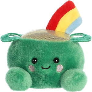 Aurora® Adorable Palm Pals™ Ciara Pot of Gold™ Stuffed Animal – Fun Collectible Plush for Kids and Adult Collectors – Perfect for Decorating Rooms and Birthday Gifts – Green 4.5 Inches