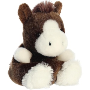 Aurora® Adorable Palm Pals™ Darius Clydesdale™ Stuffed Animal – Fun Collectible Plush for Kids and Adult Collectors – Perfect for Decorating Rooms and Birthday Gifts – Brown 5 Inches