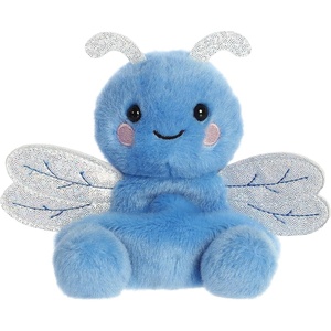 Aurora® Adorable Palm Pals™ Dart Dragonfly™ Stuffed Animal – Fun Collectible Plush for Kids and Adult Collectors – Perfect for Decorating Rooms and Birthday Gifts – Blue 6 Inches