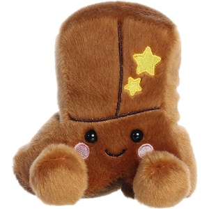 Aurora® Adorable Palm Pals™ Evan Cowboy Boot™ Stuffed Animal – Fun Collectible Plush for Kids and Adult Collectors – Perfect for Decorating Rooms and Birthday Gifts – Brown 4.5 Inches