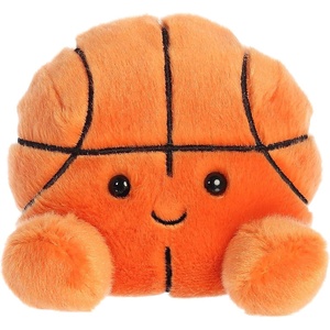Aurora® Adorable Palm Pals™ Hoops Basketball™ Stuffed Animal – Fun Collectible Plush for Kids and Adult Collectors – Perfect for Decorating Rooms and Birthday Gifts – Orange 4 Inches