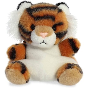 Aurora® Adorable Palm Pals™ Indy Tiger™ Stuffed Animal – Pocket-Sized Play – Collectable Fun – Orange 5 Inches