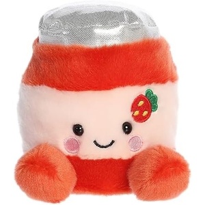 Aurora® Adorable Palm Pals™ JJ Strawberry Jelly™ Stuffed Animal – Fun Collectible Plush for Kids and Adult Collectors – Perfect for Decorating Rooms and Birthday Gifts – Red 4.5 Inches