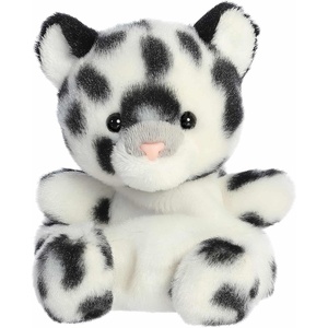 Aurora® Adorable Palm Pals™ Kaia Snow Leopard™ Stuffed Animal – Fun Collectible Plush for Kids and Adult Collectors – Perfect for Decorating Rooms and Birthday Gifts – White 5 Inches