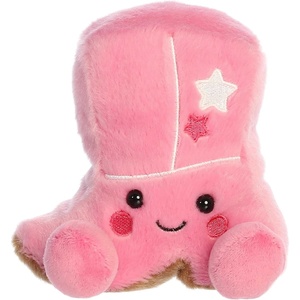 Aurora® Adorable Palm Pals™ Kate Cowgirl Boot™ Stuffed Animal – Fun Collectible Plush for Kids and Adult Collectors – Perfect for Decorating Rooms and Birthday Gifts – Pink 4.5 Inches
