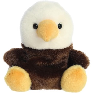 Aurora® Adorable Palm Pals™ Murphy Bald Eagle™ Stuffed Animal – Fun Collectible Plush for Kids and Adult Collectors – Perfect for Decorating Rooms and Birthday Gifts – Brown 5 Inches