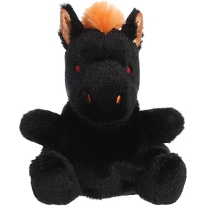 Aurora Adorable Palm Pals Nessus Nightmare Stuffed Animal – Fun Collectible Plush for Kids and Adult Collectors – Perfect for Decorating Rooms and Birthday Gifts – Black 5 Inches