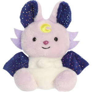 Aurora Adorable Palm Pals Nora Night Beast Stuffed Animal – Fun Collectible Plush for Kids and Adult Collectors – Perfect for Decorating Rooms and Birthday Gifts – Purple 5.5 Inches