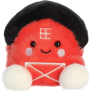 Aurora® Adorable Palm Pals™ Oakley Barn™ Stuffed Animal – Fun Collectible Plush for Kids and Adult Collectors – Perfect for Decorating Rooms and Birthday Gifts – Red 4 Inches
