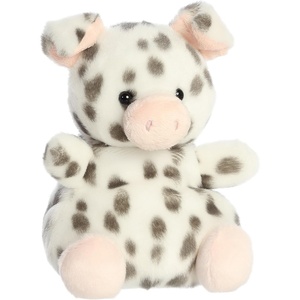 Aurora® Adorable Palm Pals™ Party Sized Piggles Spotted Piglet™ Stuffed Animal – Fun Collectible Plush for Kids and Adult Collectors – Perfect for Decorating Rooms and Birthday Gifts – Gray 8 Inches