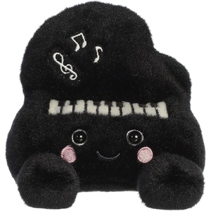 Aurora Adorable Palm Pals Ragtime Piano Stuffed Animal – Fun Collectible Plush for Kids and Adult Collectors – Perfect for Decorating Rooms and Birthday Gifts – Black 5 Inches