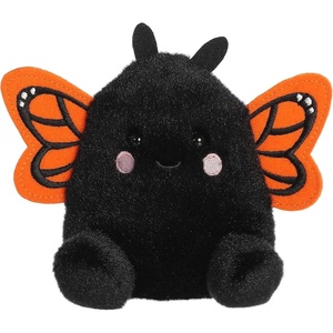 Aurora® Adorable Palm Pals™ Reyna Monarch Butterfly™ Stuffed Animal – Fun Collectible Plush for Kids and Adult Collectors – Perfect for Decorating Rooms and Birthday Gifts – Black 5.5 Inches