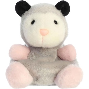 Aurora® Adorable Palm Pals™ Sherri Opossum™ Stuffed Animal – Fun Collectible Plush for Kids and Adult Collectors – Perfect for Decorating Rooms and Birthday Gifts – Gray 4.5 Inches