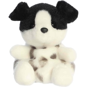 Aurora® Adorable Palm Pals™ Snorkels Black & White Dog™ Stuffed Animal – Fun Collectible Plush for Kids and Adult Collectors – Perfect for Decorating Rooms and Birthday Gifts – 4.5 Inches